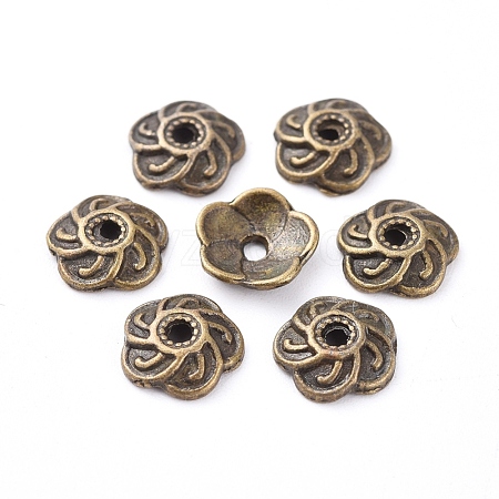 Alloy Bead Caps X-EA9031Y-AB-1