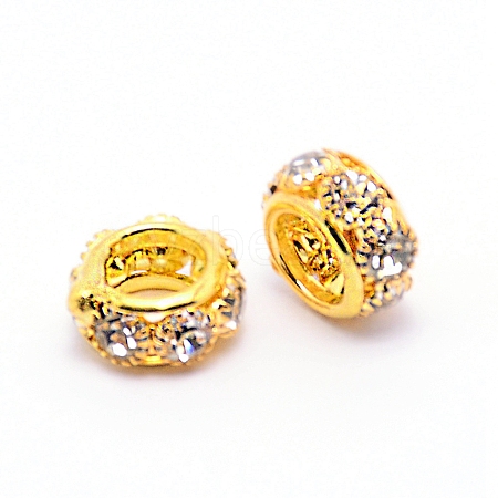 Alloy Crystal Rhinestone Beads PALLOY-WH0081-52A-01-1