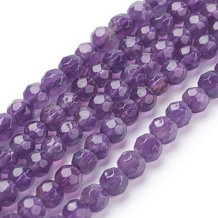 Natural Amethyst Beads Strands L-G-C073-4mm-3-1