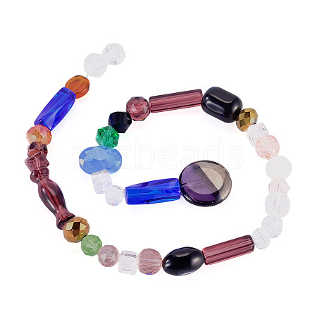 3Strands Mixed Styles Glass Beads Strands GLAA-TA0004-33-1