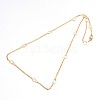 Fashionable 304 Stainless Steel Chain Necklaces NJEW-I060-03-1