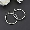 Tarnish Resistant 304 Stainless Steel Hoop Earrings EJEW-F105-10P-3