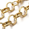 304 Stainless Steel Rolo Chains Necklaces NJEW-O051-02G-1