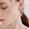 48Pcs 4 Styles 304 Stainless Steel Hoop Earring EJEW-DR00001-5