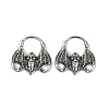 Bat 316 Surgical Stainless Steel Hoop Earrings EJEW-G416-31AS-4