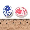 Printed Handmade Porcelain Beads PR-CBAE468-03-3
