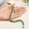 1 Strand Handmade Lampwork Inner Flower Rondelle Beads Strands LAMP-TA0002-72G-5
