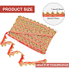 Sparkle Polyester Lace Ribbon OCOR-WH0080-32D-2