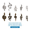 Beadthoven 40 Pcs 10 Styles Alloy Pendants FIND-BT0001-01-13