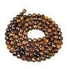 Natural Tiger Eye Beads Strands G-M399-03C-5