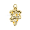 Rack Plating Brass Pendants KK-A268-25G-1