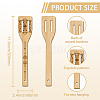 6Pcs Bamboo Spoons & Knifes & Forks AJEW-WH0411-016-3