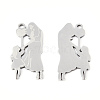 201 Stainless Steel Pendants STAS-N091-169P-1