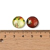 Christmas Ornaments Half Round/Dome Christmas Photo Glass Cabochons GGLA-A002-14mm-KK-3