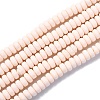 Handmade Polymer Clay Beads Strands LS-CLAY-N008-008-01-5
