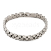 304 Stainless Steel Thick Link Chain Bracelet BJEW-G649-10C-P-1