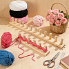 Wooden Knitting Loom Frame KNIT-WH0007-003A-2