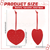 3Pcs 3 Colors Imitation Leather Earring Display Cards EDIS-FG0001-66-2
