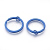 Spray Painted Iron Split Key Rings IFIN-L038-11-FF-1