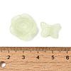 Frosted Transparent Acrylic Beads OACR-U006-03E-3