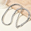 304 Stainless Steel Box Chain Necklaces & Bracelets Sets SJEW-D091-12P-3