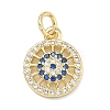 Brass Micro Pave Cubic Zirconia Pendants KK-K417-15A-G-1