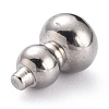 Non-Tarnish 304 Stainless Steel Beads X-STAS-B011-05B-P-4