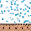 Round Transparent Colors Rainbow Glass Seed Beads X-SEED-A007-3mm-163-3