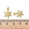 Brass Micro Pave Cubic Zirconia Pendants KK-I371-10G-3