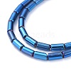 Electroplate Glass Beads Strands EGLA-K014-B-FP08-4