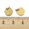 304 Stainless Steel Charms STAS-P356-01G-3