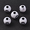 Opaque Acrylic Beads OACR-P007-69-1