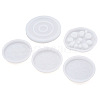 Boutigem 5Pcs 5 Style Cup Mat Silicone Molds DIY-BG0001-11-2