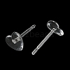 Resin Stud Earring Findings X1-FIND-H046-07-3