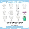 28pcs 14 style Plastic Mini Sundae Cups KY-OC0001-16-3