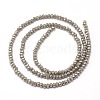 Faceted Rondelle Full Rainbow Plated Electroplate Glass Beads Strands X-EGLA-M004-2mm-A13-3