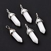 Bullet Glass Pointed Pendants GLAA-K058-02P-07-2