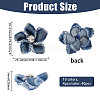 40Pcs 10 Colors Velvet with Resin Rhinestone Cabochons FIND-CA0011-27-2