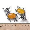 Alloy Elk Brooches JEWB-A021-02AS-06-3