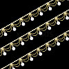 Glass Rhinestone Cup Chains CH-WH0014-01G-1