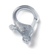 Transparent Plastic Lobster CLaw Clasps KY-H005-A04-2