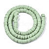 Handmade Polymer Clay Beads Strands CLAY-R089-6mm-157-2