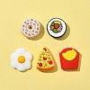 5Pcs 5 Styles Food Grade Eco-Friendly Silicone Focal Beads SIL-FS0001-04-1