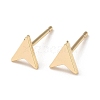 Brass Stud Earrings EJEW-E292-02G-1