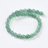 Natural Green Aventurine Beads Strands X-G-G099-6mm-17-2