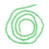 Transparent Glass Beads Strands GLAA-C019-01A-27-2