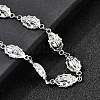 304 Stainless Steel Ladybug Link Bracelets for Women BJEW-K226-15B-P-3