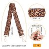 Polyester Leopard Print Pattern Bag Straps FIND-WH0001-29-3