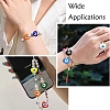 40Pcs 8 Colors Handmade Evil Eye Lampwork Beads Strands LAMP-YW0004-27-6