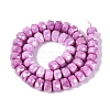 Anti-Tarnish Electroplate Glass Beads Strands GLAA-T025-10mm-11H-3
